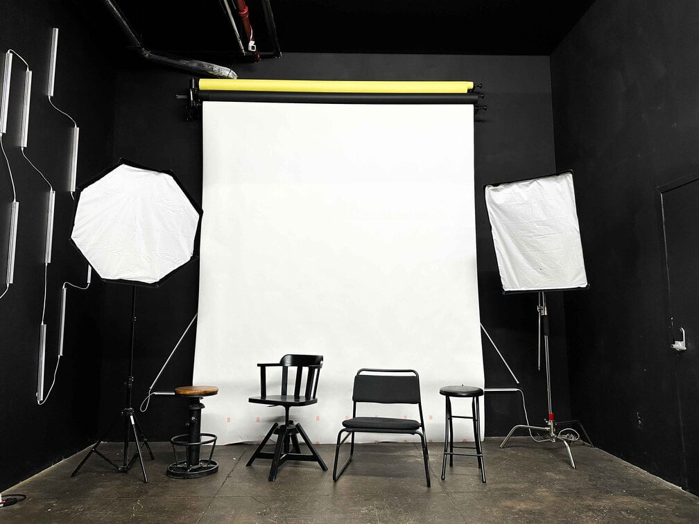 Blackout photo studio Seamless backdrops